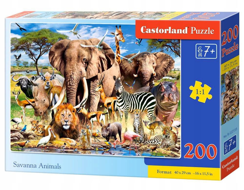 

Castorland 200 El. Savanna Animals (puzzle)