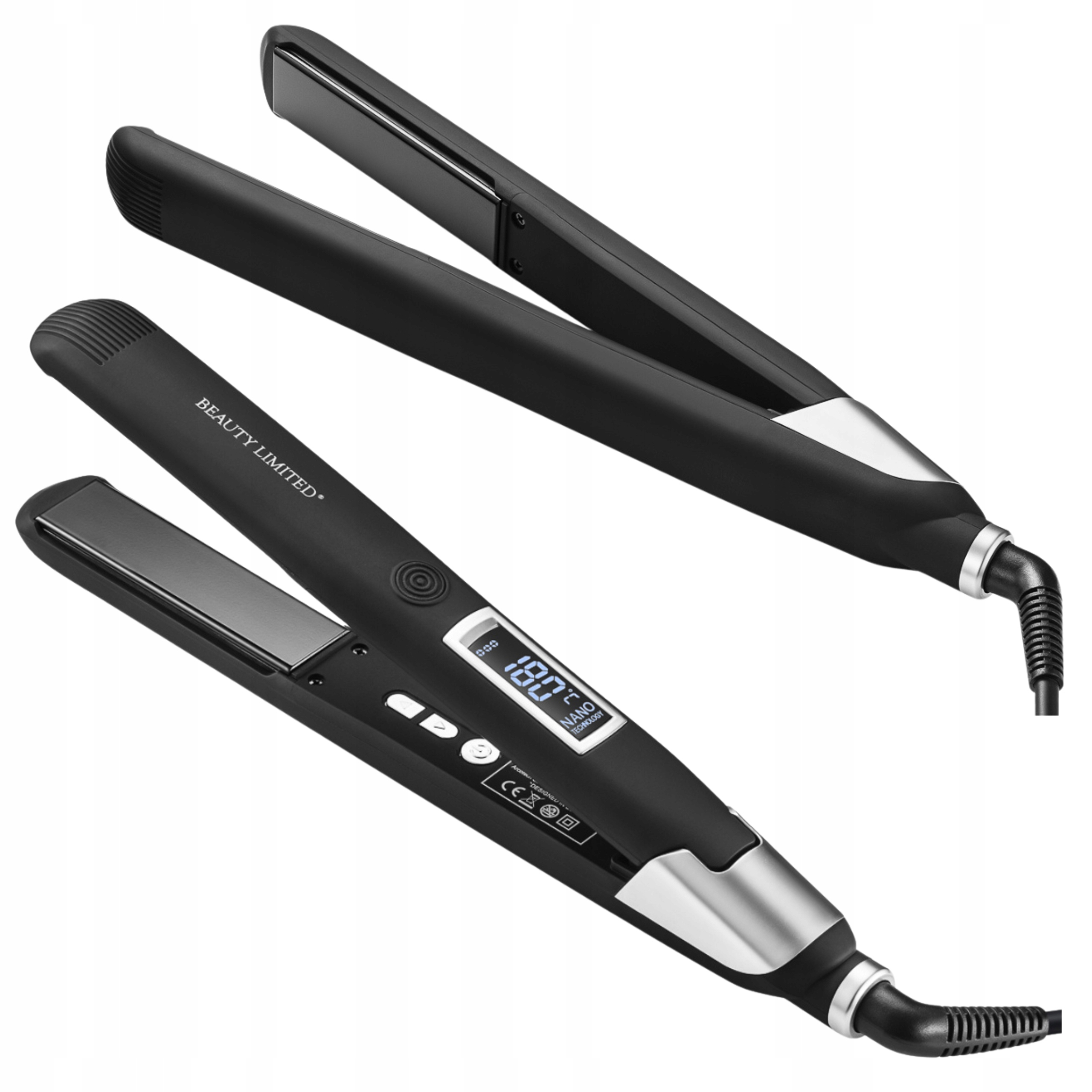 Prostownica do włosów Medium Ceramiczna Turmalinowa Jonizacja Nano 150W