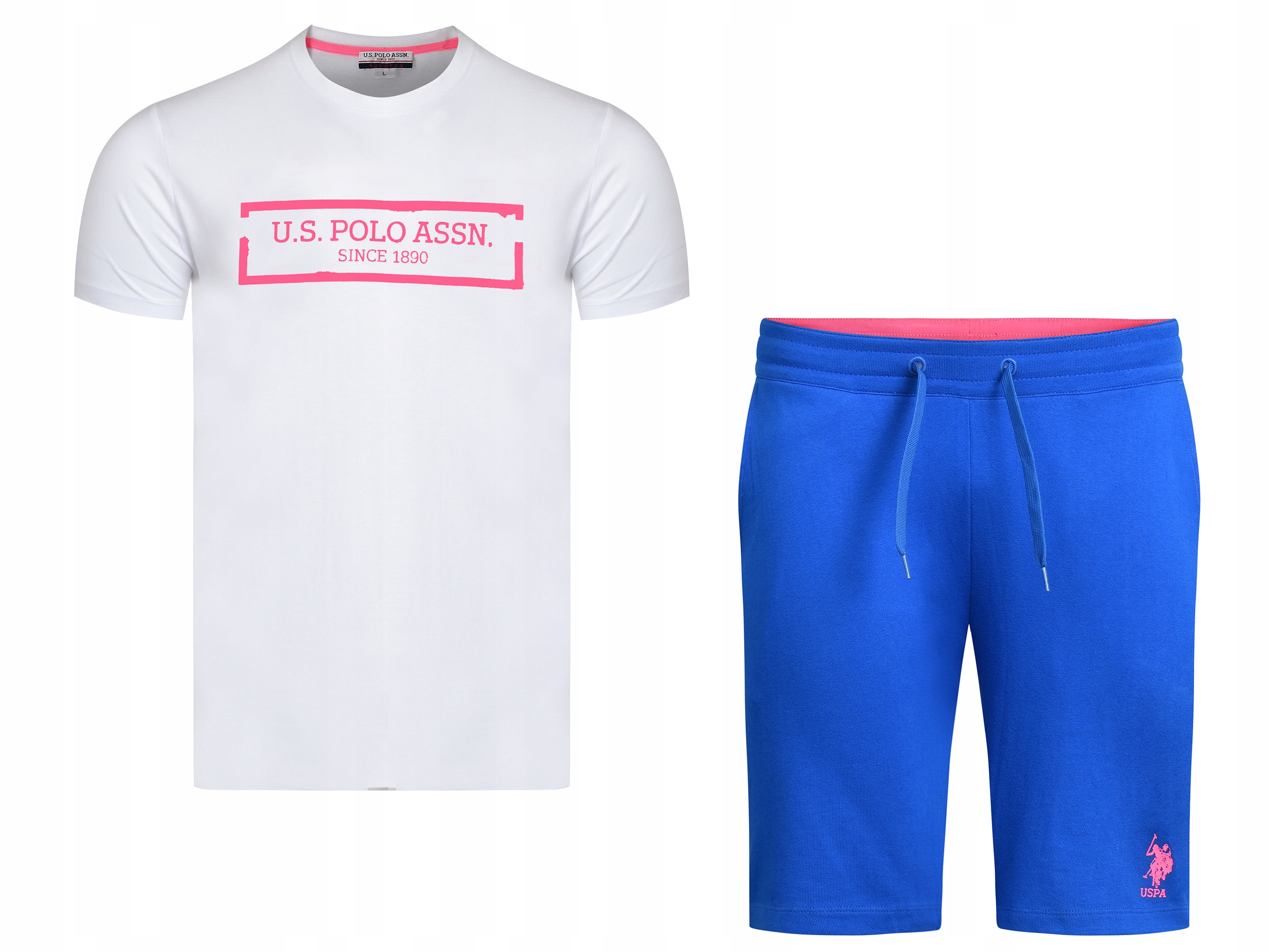 U.s. Polo Assn. Pánský Komplet Tričko A Šortky Kurt 132 66291 49351 503