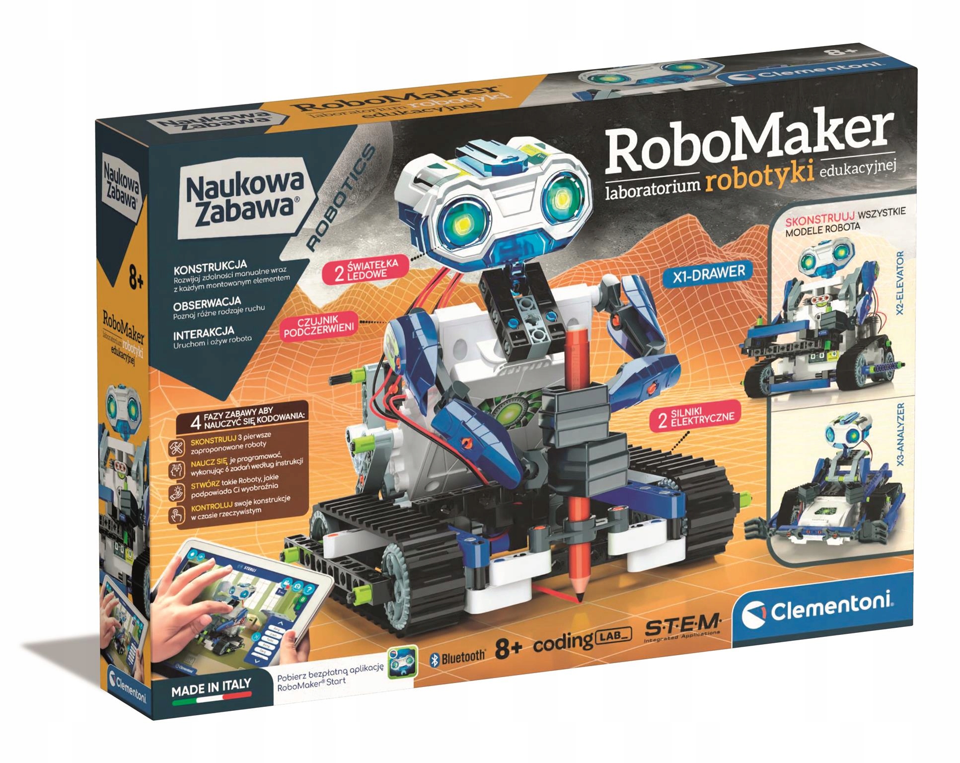 

Clementoni Robomaker coding lab zestaw startowy