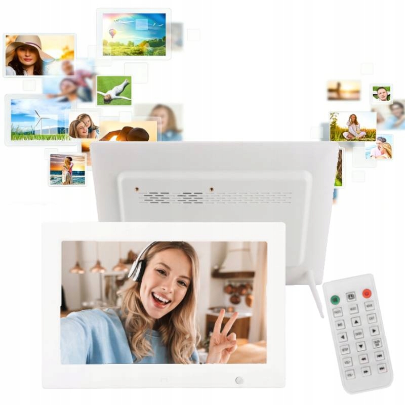 13" Led Elektronický Rámeček Digitální Fotorámeček Ips