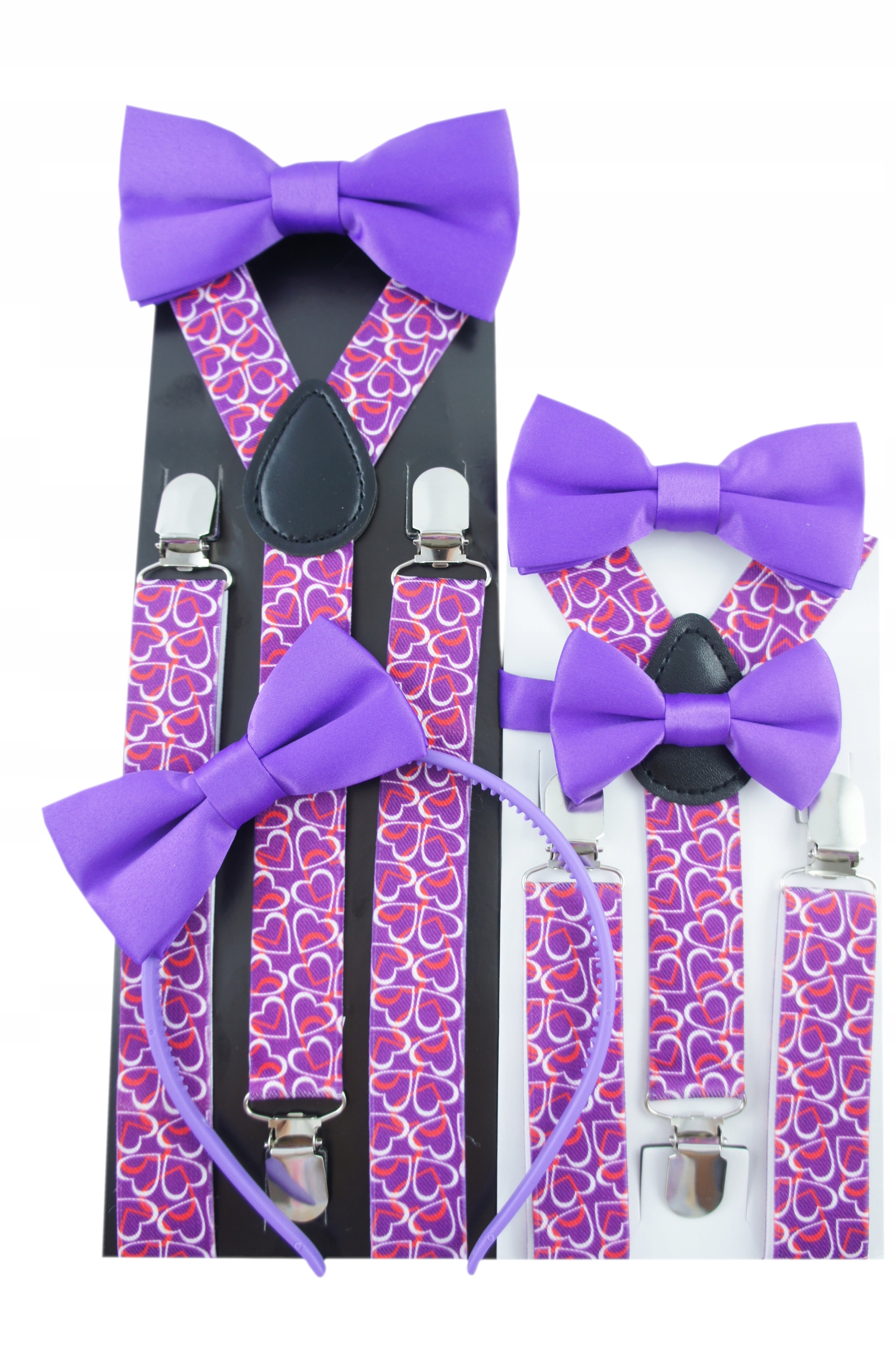 SERCA FIOLETOWE szelki dziewczynka r.uniw 1-8l Marka Inna marka