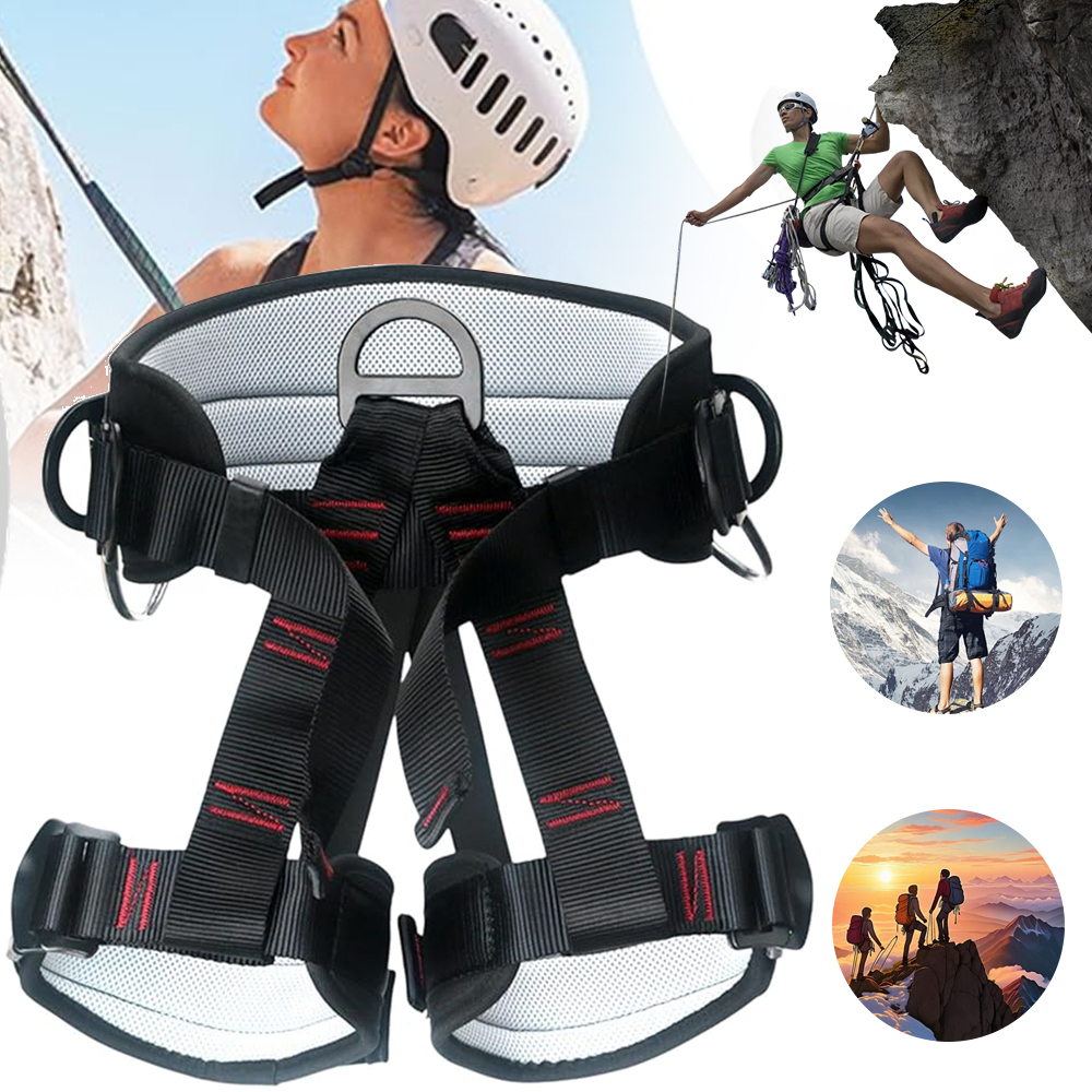 UPRZĄŻ WSPINACZKOWA PASY WSPINACZKA, SZERSZY PÓŁ PAS DO WSPINACZKI GÓRSKIEJ