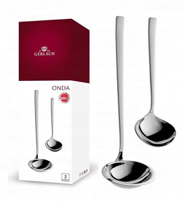 

Onda Łyzka Wazowa Chochla Do Sosu Zestaw