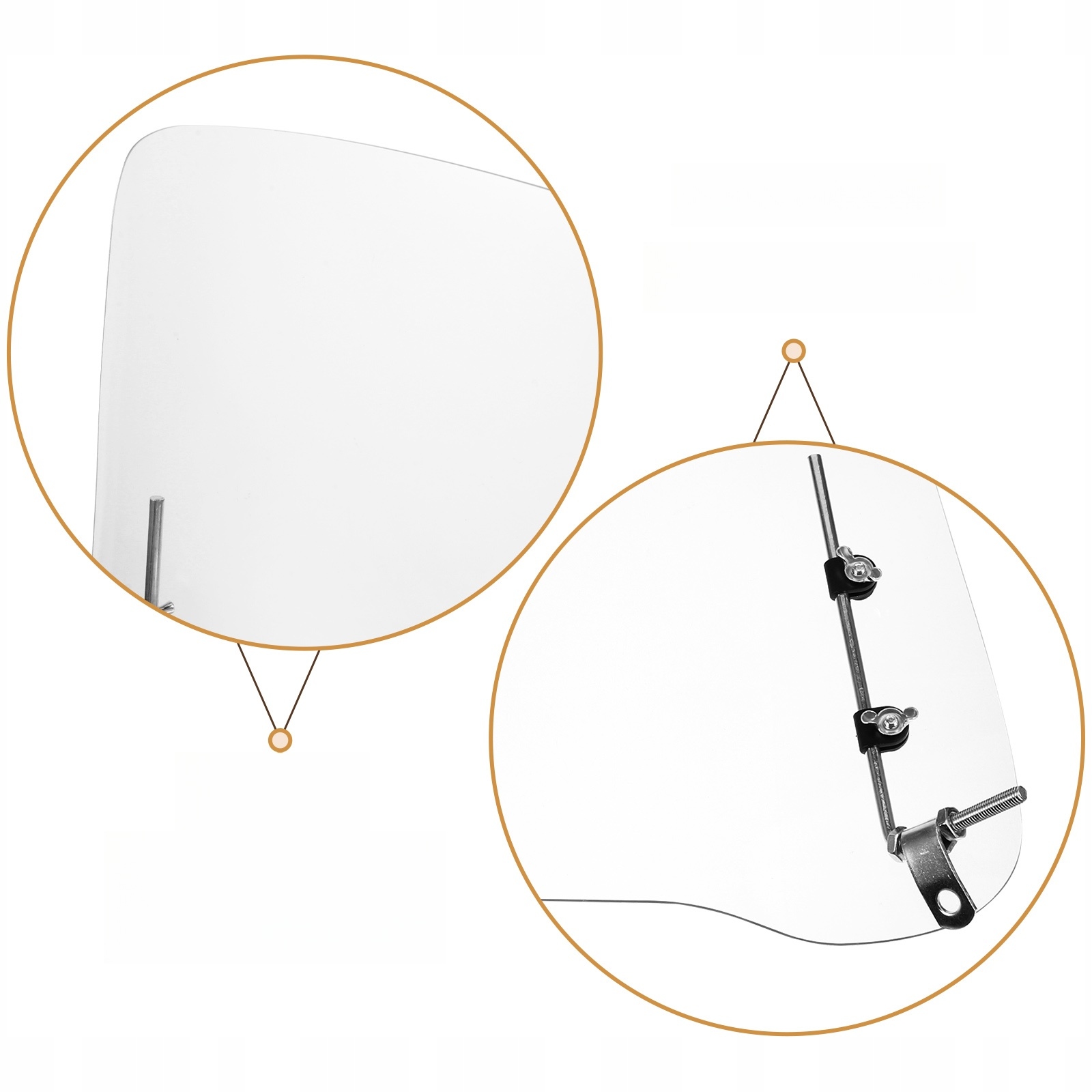 PRZEDNIA SZYBA MOTOCYKLA BEZBARWNA Producent Inny