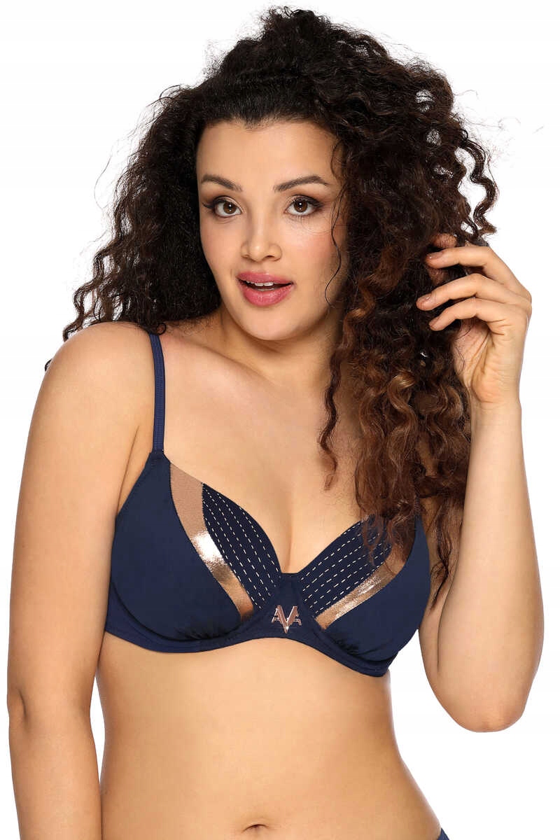 Ava Plavková podprsenka měkká podprsenka pro oblečení 138/1 atramento 75E