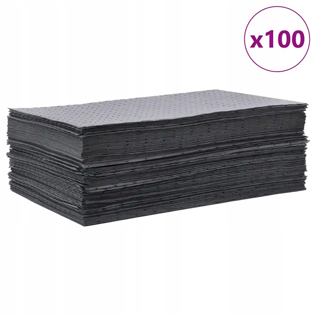 Levně Podložky absorbující olej 100 ks Šedé 40x