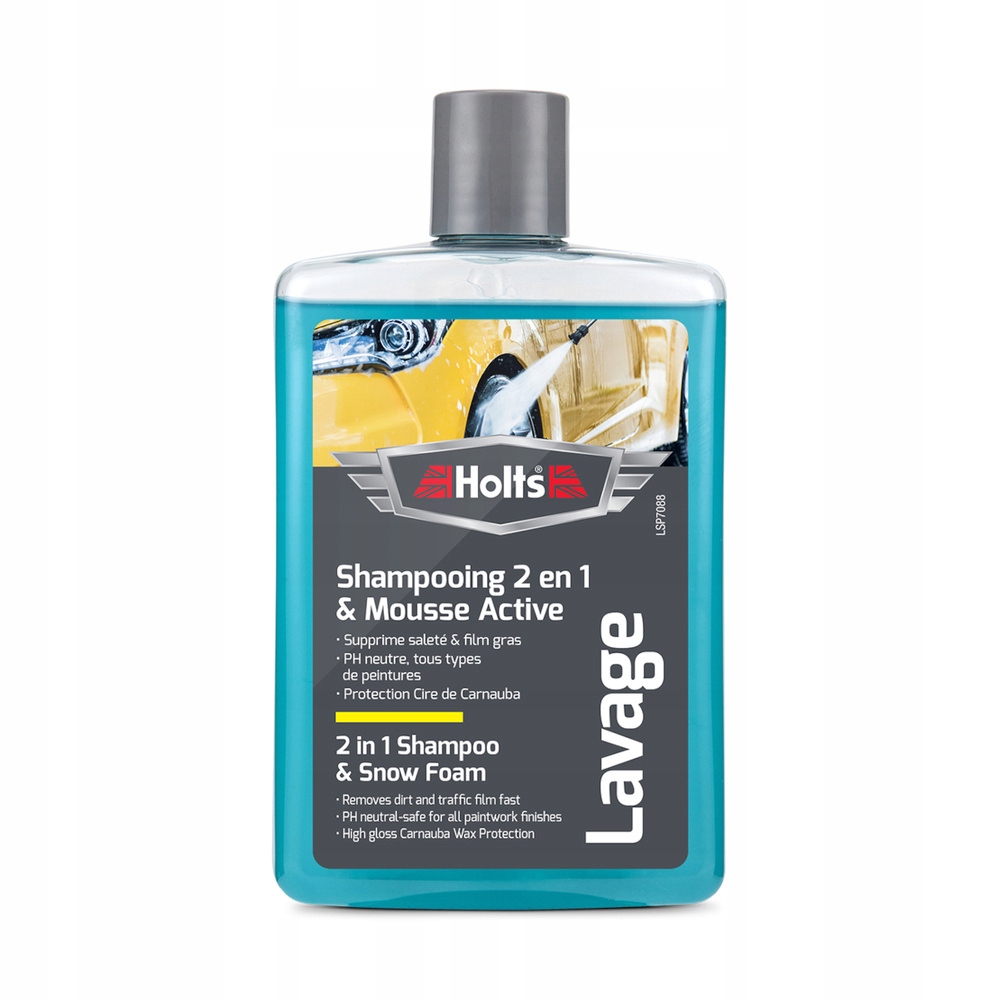 

Holts 2w1 Szampon Z Woskiem + Piana Aktywna 475ml