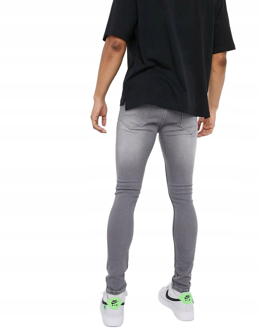 Criminal Damage Džíny Šedé Trubičky Casual M