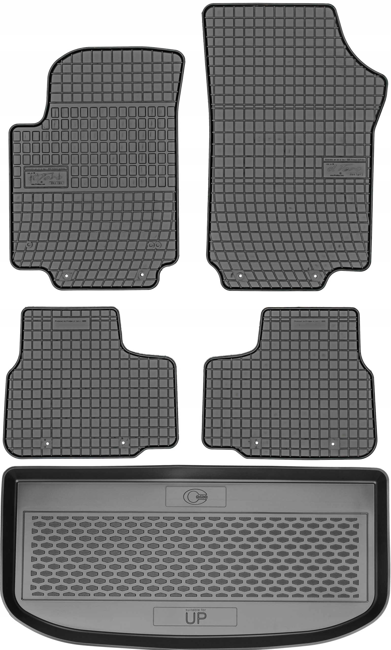 Volkswagen Up! Hb 2012 – rohož batožinového priestoru koberčeky