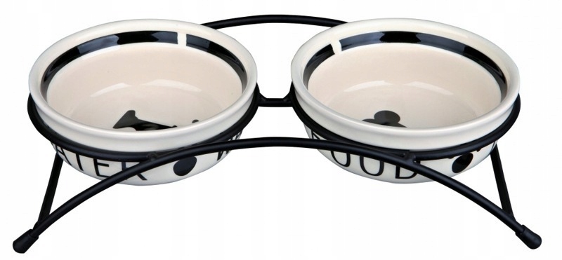

Miski ceramiczne na stojaku psa kota 0,25 L Trixie