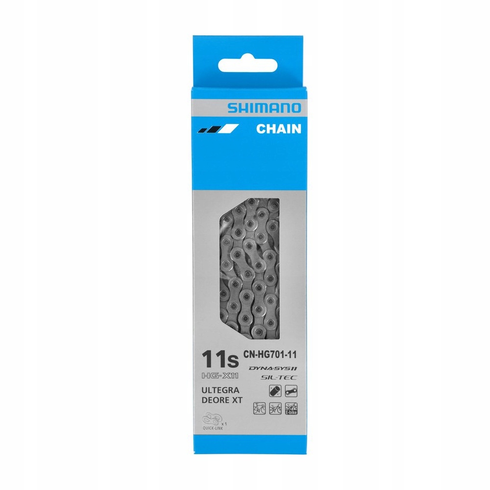 Łańcuch Shimano CN-HG701 Xt Ultegra 11s 138 Ogniw Spinka Oryginał Box