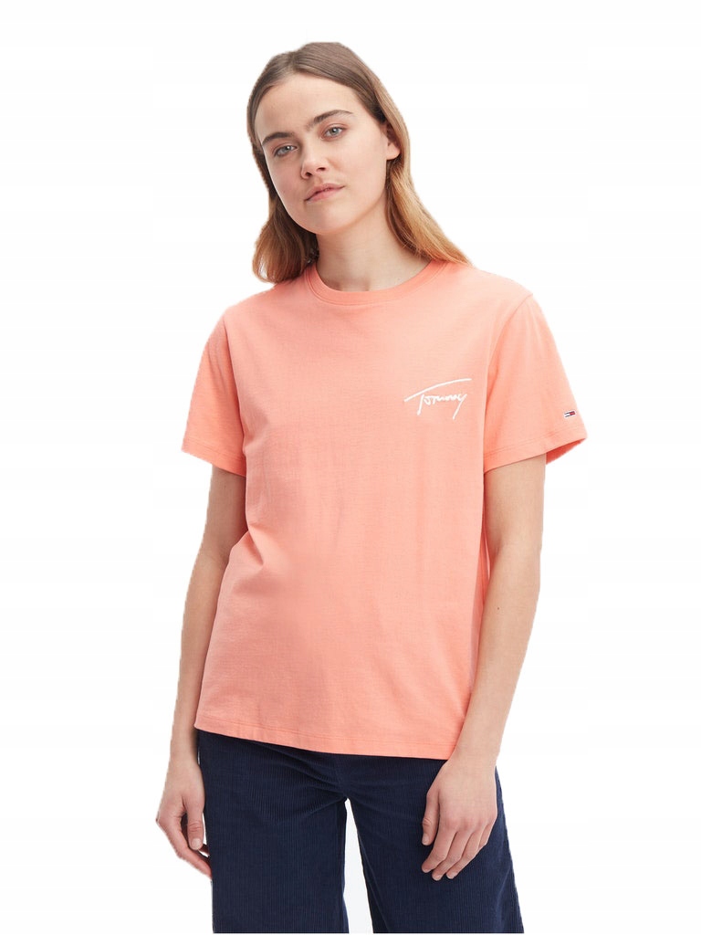 Tommy Hilfiger Tričko Dámské Tričko Peach r.XS