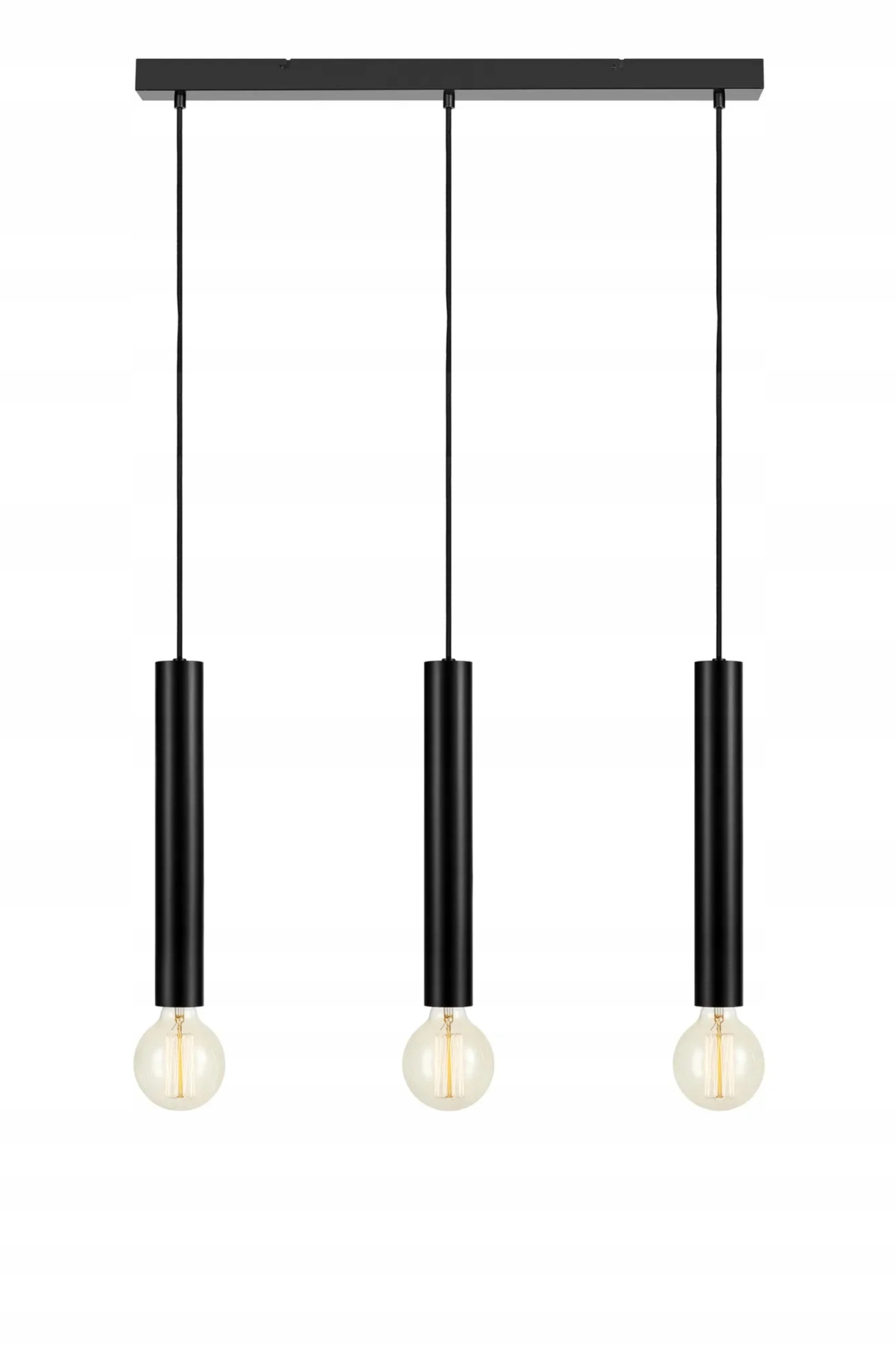 Markslöjd Sencillo závesné svietidlo čierne 3 lampy