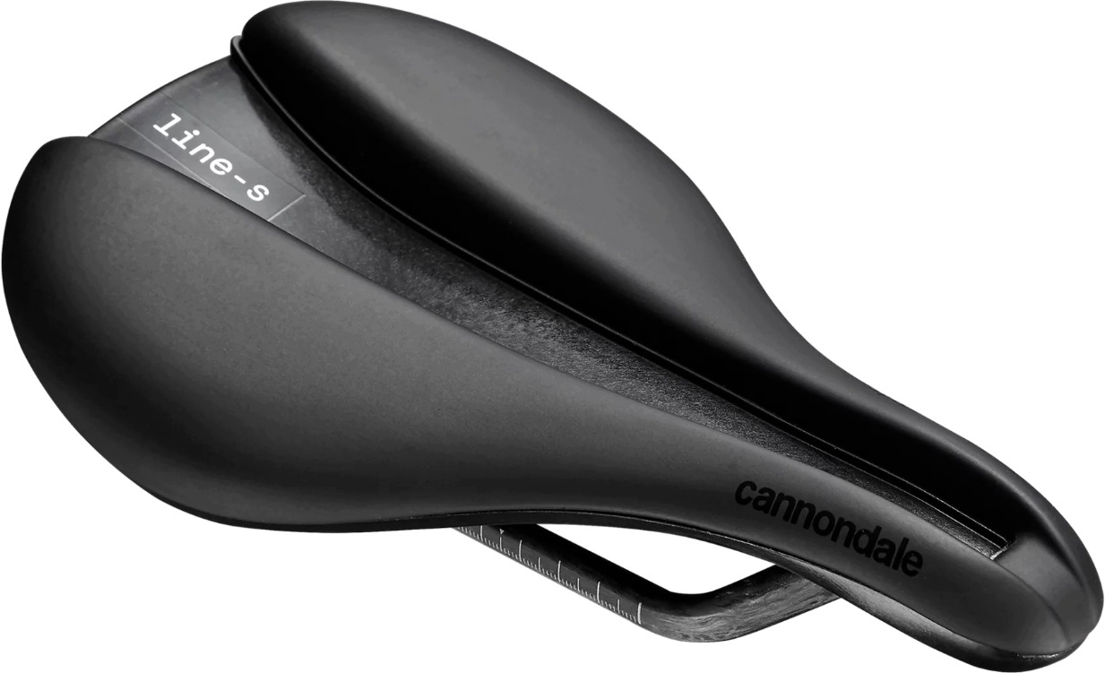 Cyklistické sedlo Cannondale Line S Carbon Flat 236 x 142 mm Silniční XC