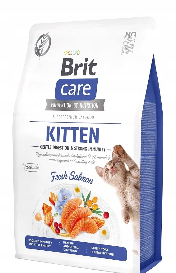 Brit Care Grain-Free Kitten s lososem 7 kg