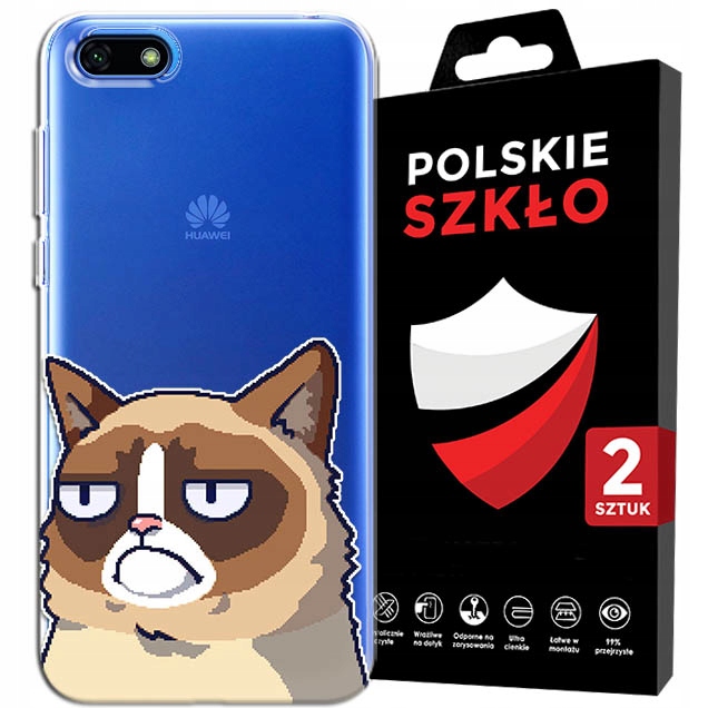 

Piękne Etui Case Do Huawei Y5 2018 Szkło