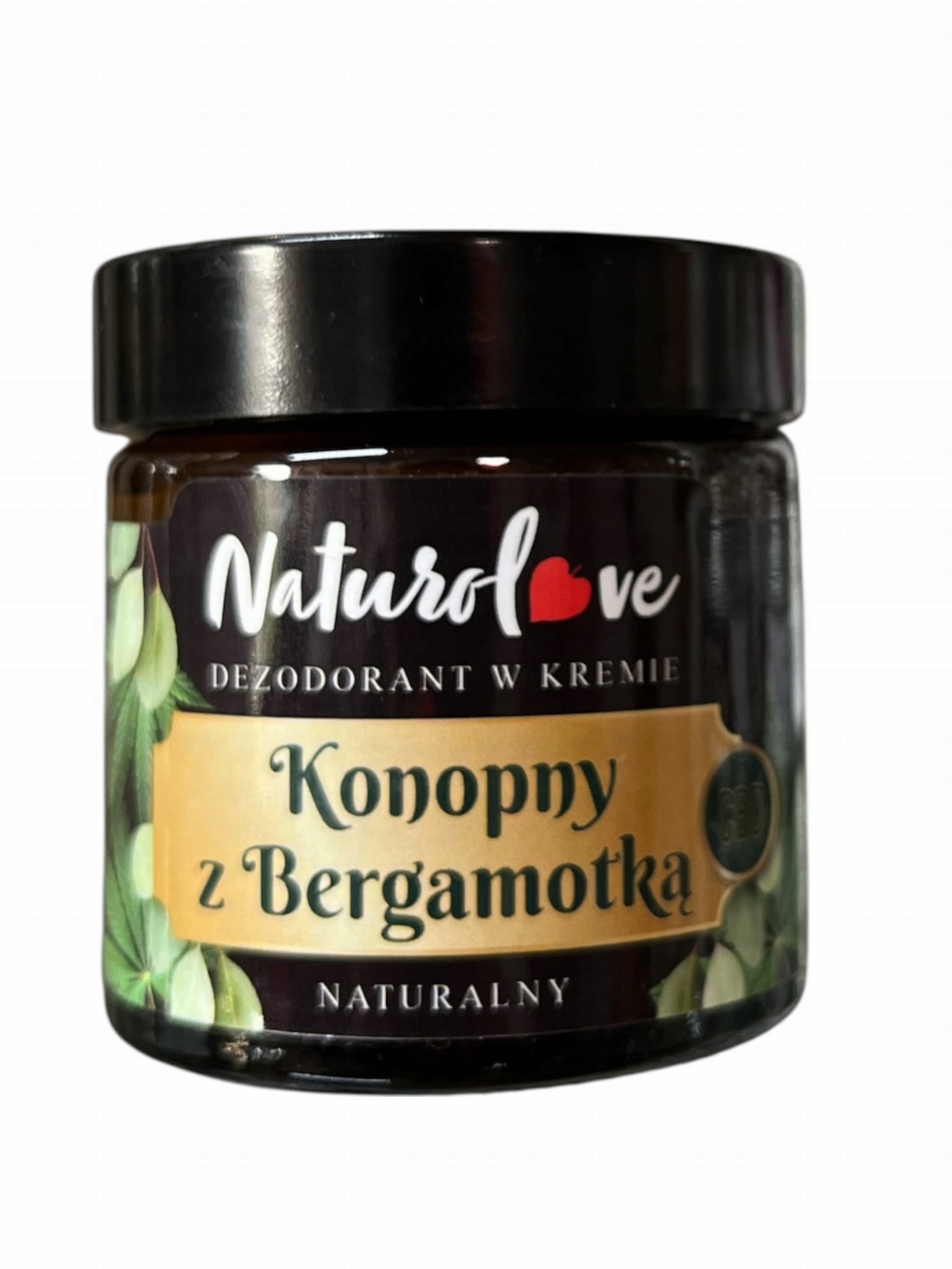 Naturolove KONOPNÝ krémový dezodorant s BERGAMOTKOU 60 ml