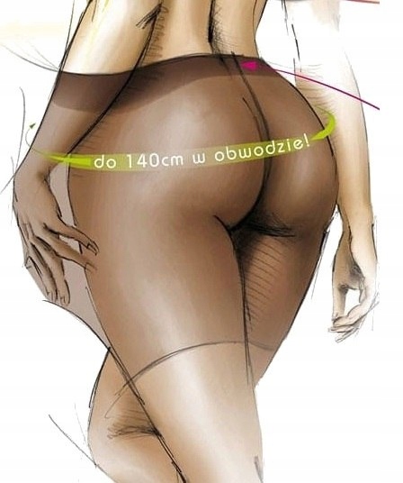 

Gatta Laura Plus Size Rajstopy 15 Den Nero 3-4