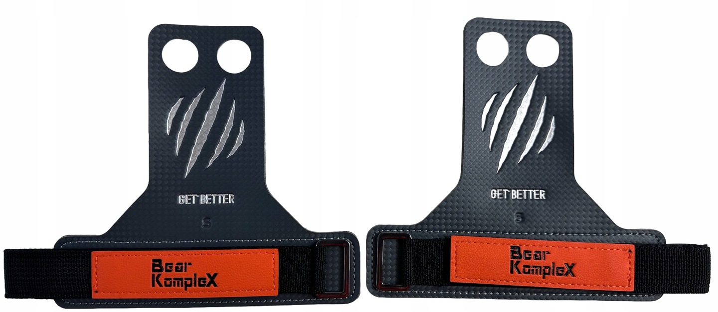 Rękawiczki Rękawice Bear KompleX Black z 2 otworami do ćwiczeń r. L carbon