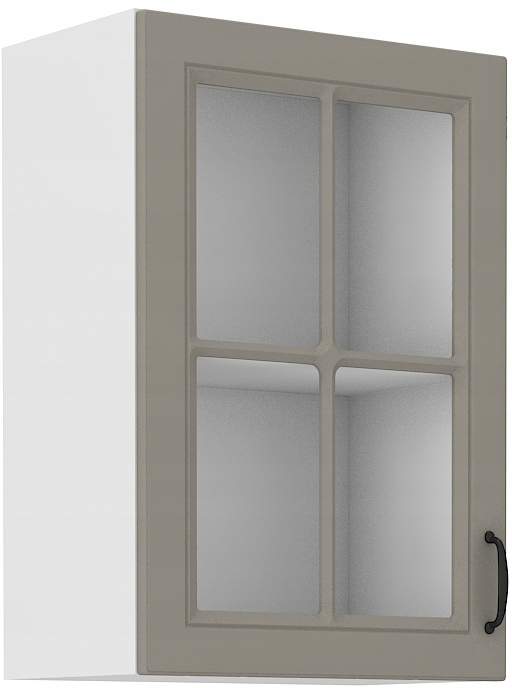 Szafka kuchenna witryna 40cm szara CLAYGREY SPRING