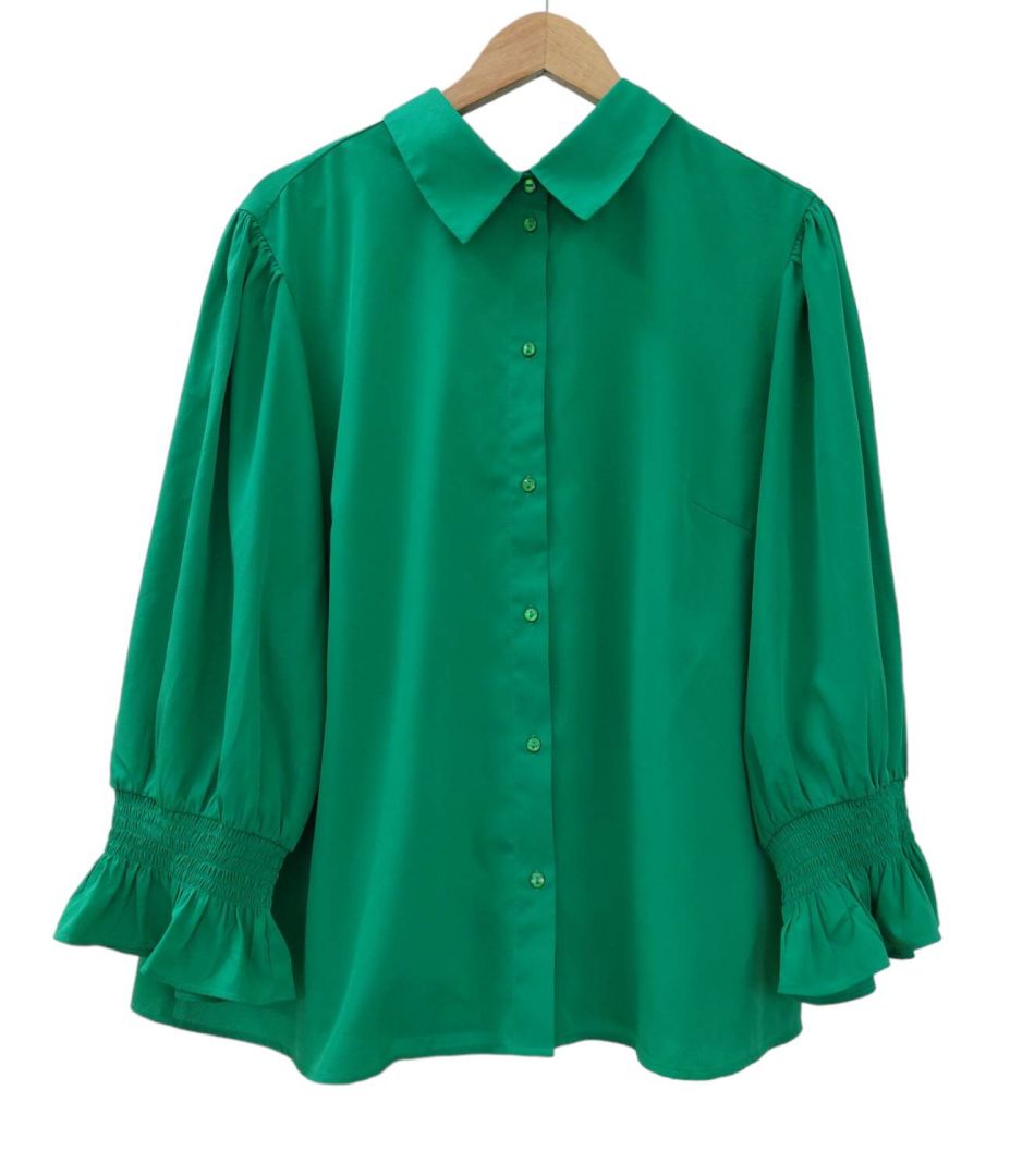 Only zelená košeľa klasická zapínanie na gombíky 46