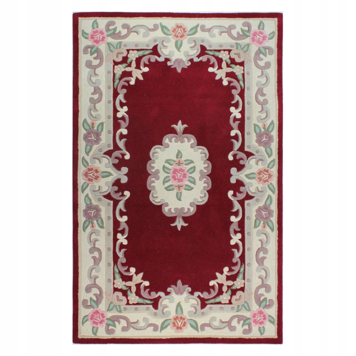 150x240 Ručně všívaný kusový koberec Lotus premium Red