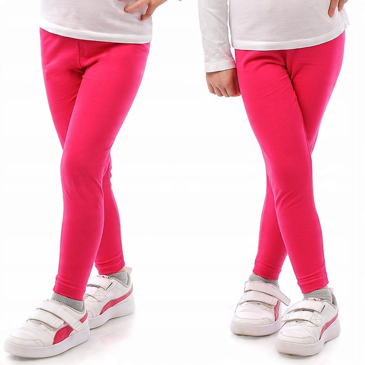 

Legginsy Dziecięce Bawełniane Pl Getry Różowe 140
