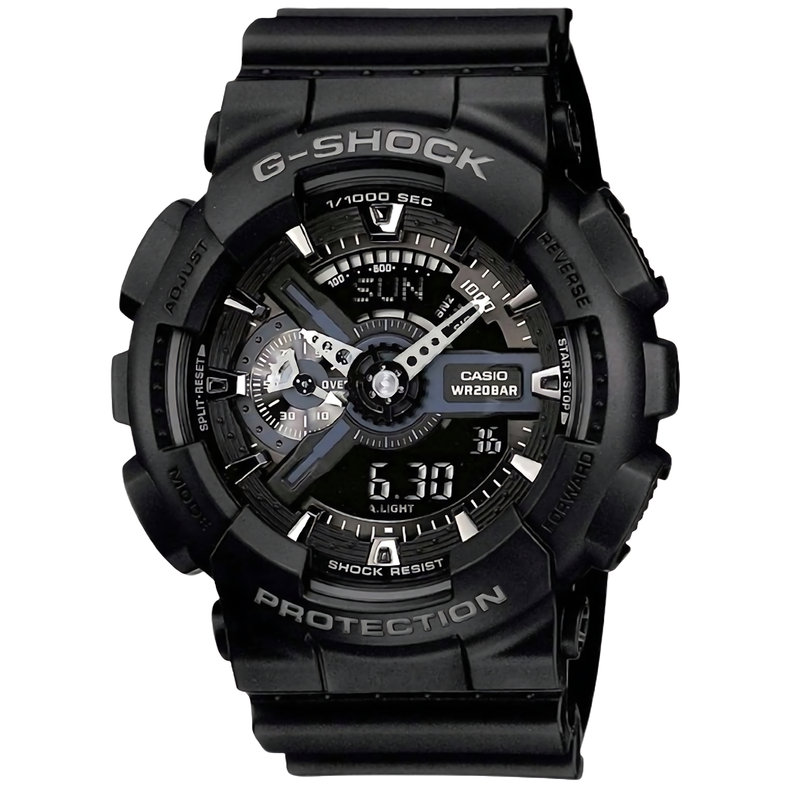 Pánské Hodinky Casio G-shock GA-110-1BER Odolný Proti Otřesům WR200 Stoper Box