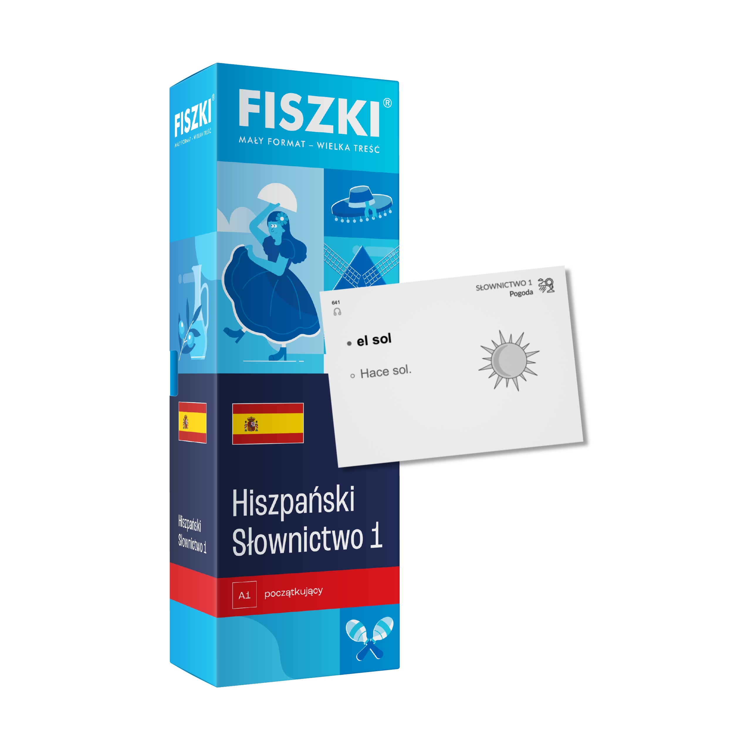 Fiszki karty do nauki język hiszpański podstawowy – Słownictwo 1 (A1)