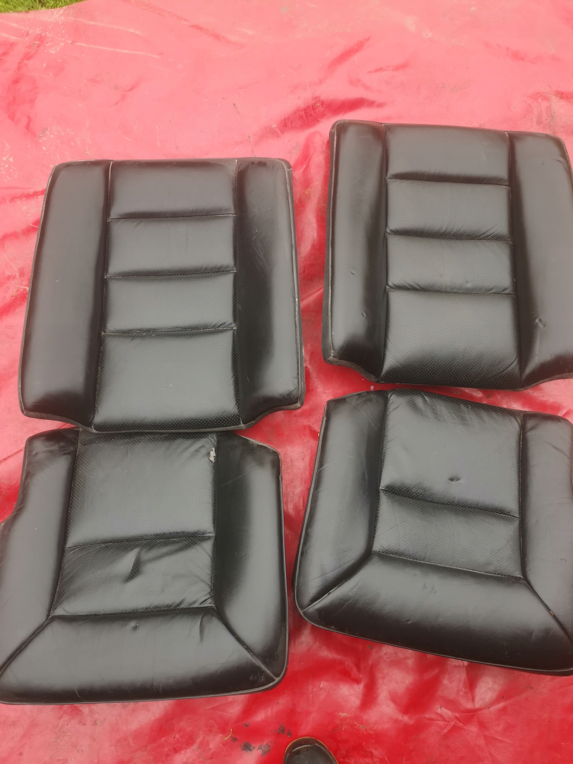 mercedes w124 coupe Sitz heck Leder hinten schwarze