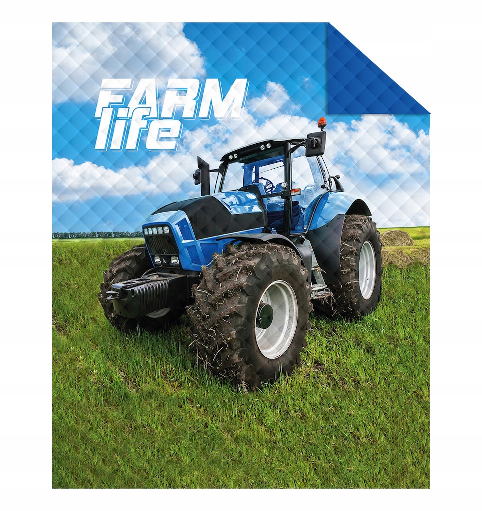 Prošívaný Přehoz na postel Traktor 170X210 cm