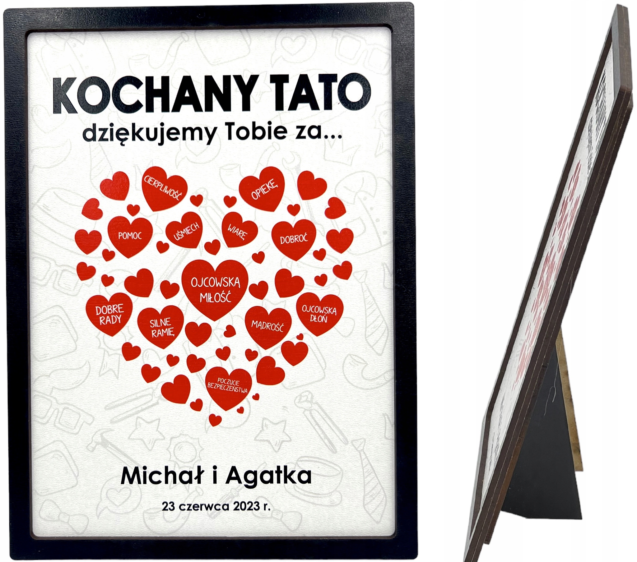 

Podziękowanie Na Dzień Ojca Taty Ramka