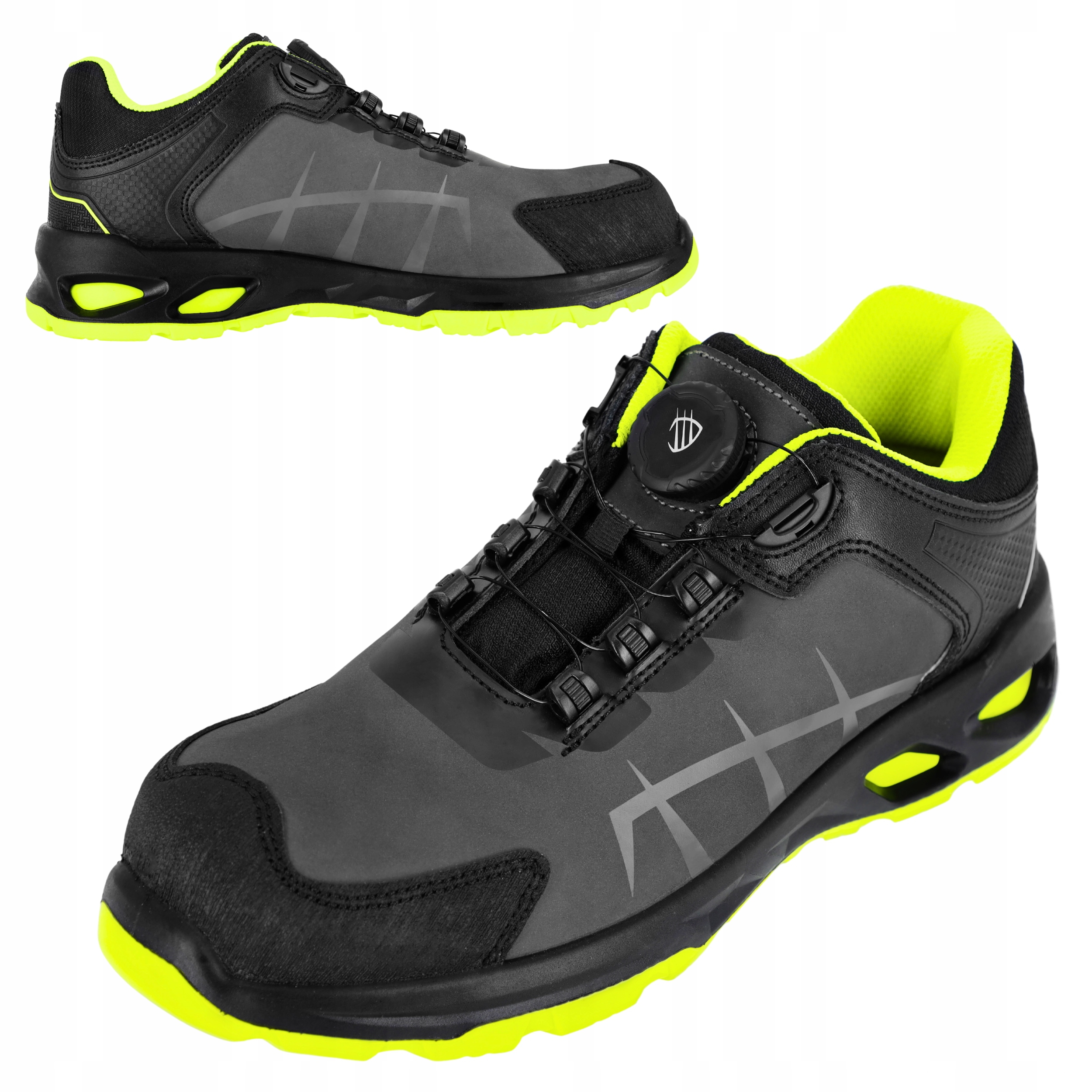 Buty robocze męskie Półbuty z Noskiem S3S Wodoodporne Antyprzebiciowe Boa