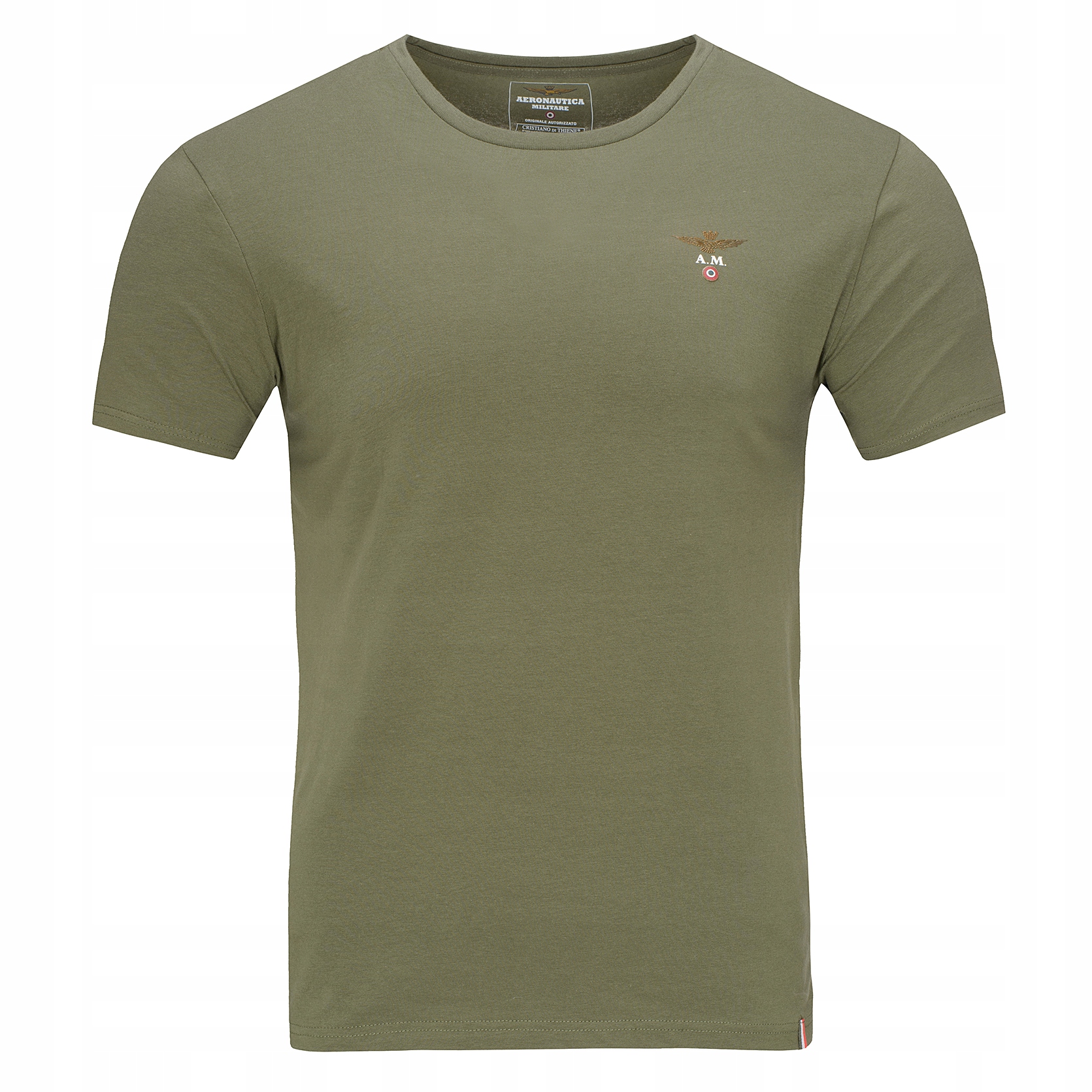 

Aeronautica Militare khaki t-shirt męski logo XL