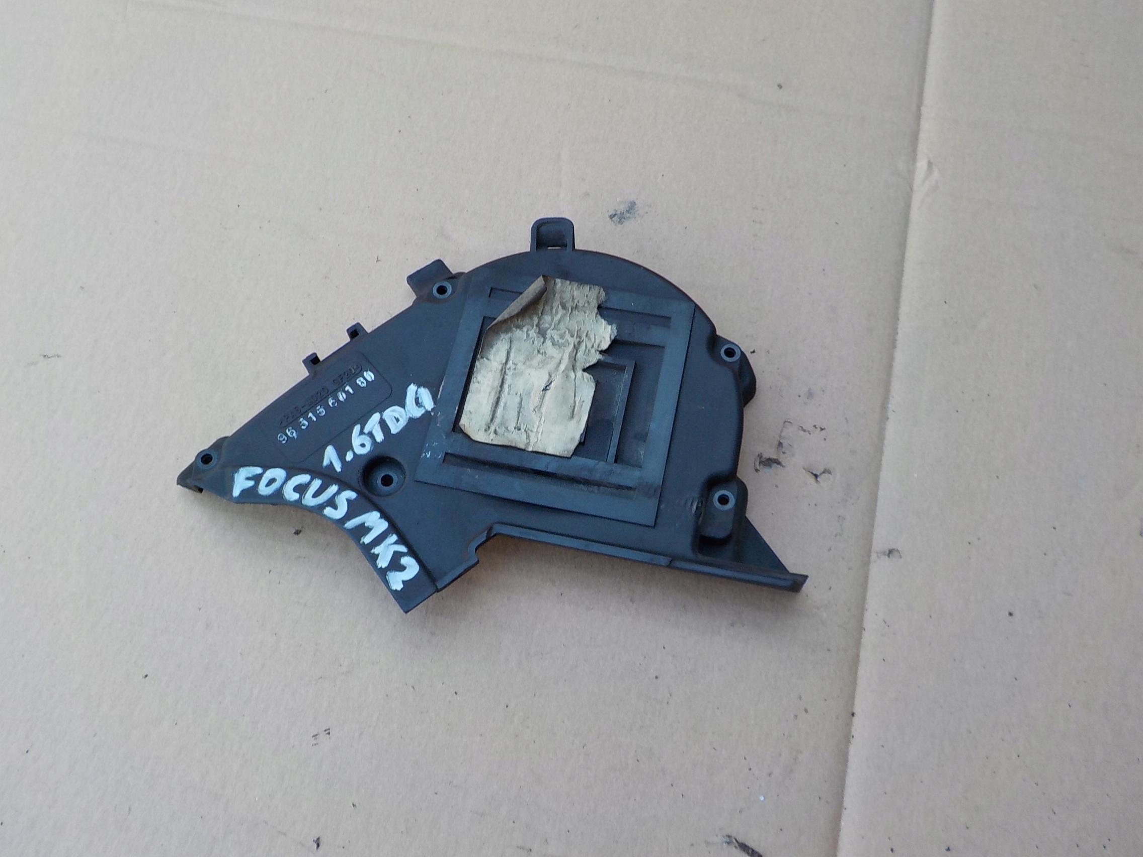 Couvercle carter distribution ford focus mk2 1,6 tdci 2009r 9651560180