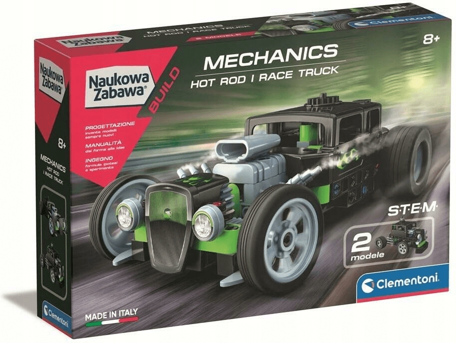 

Naukowa zabawa. Hot Rod i race truck