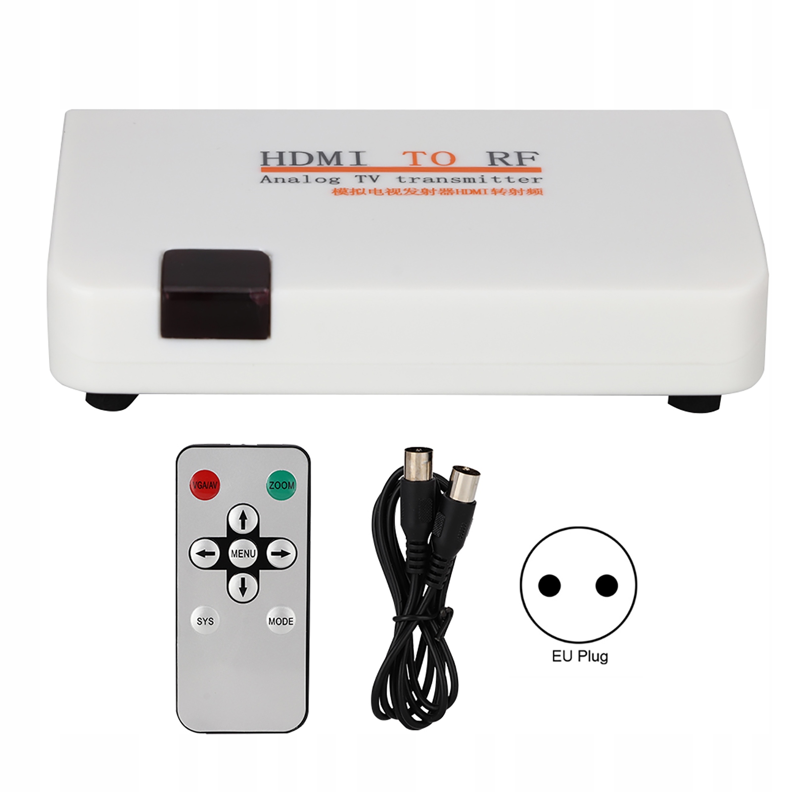 HDMI NA RF KONWERTER WSZYSTKICH STANDARDÓW ANALO 100-240V