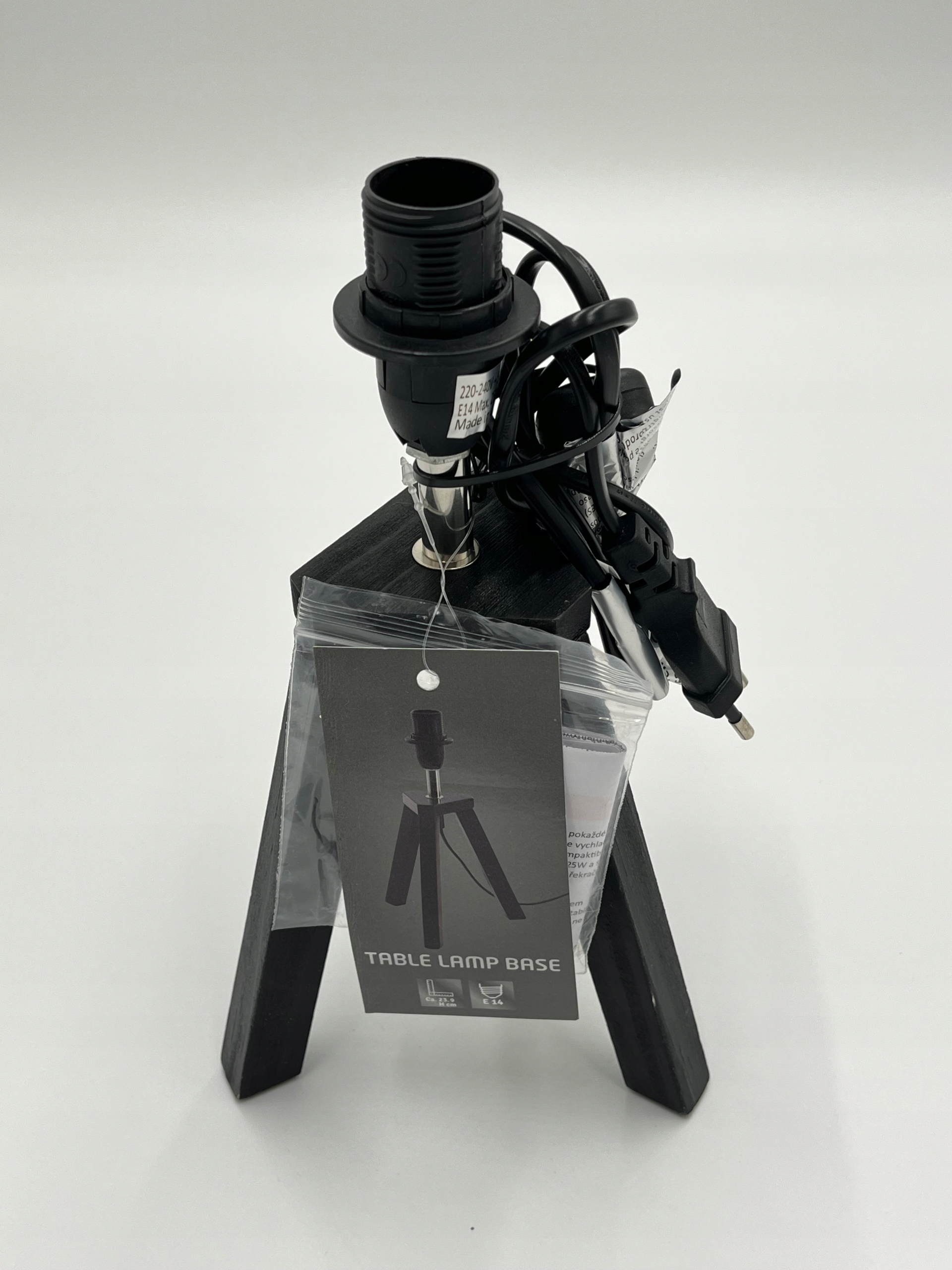 Podstawa do lampy stołowej czarna E14 Kod producenta 3009868