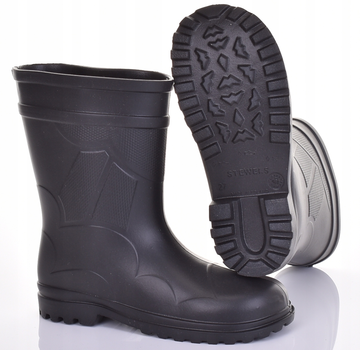 KALOSZE DAMSKIE PIANKOWE EVA POLSKIE KOLORY Rozmiar 34