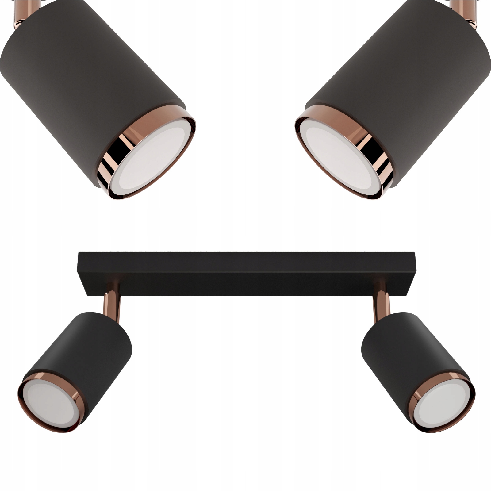 Stropní Svítidlo Závěsná lampa Cerlux Idun barva černá měděná Moderní styl