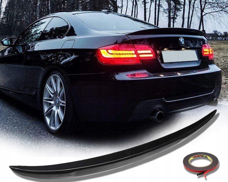 Spoilerová Letka Pro Bmw E92 M Performance Černý Lesk Spoiler Klapky Zavazadlového Prostoru