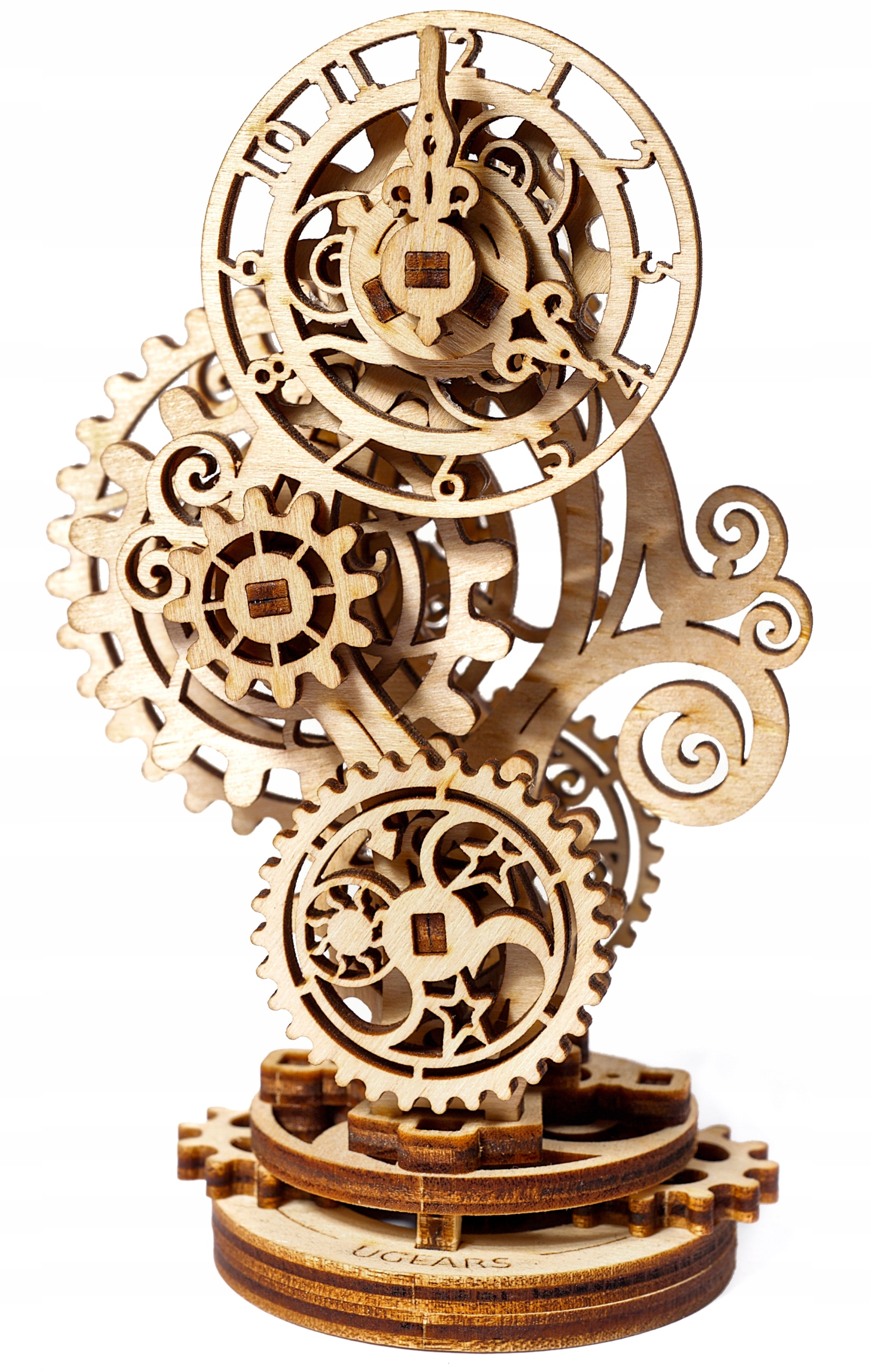 

Puzzle 3D Drewniane Steampunk Zegar uGEARS