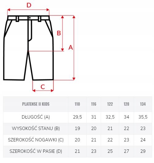 DZIECIĘCE SPODENKI PIŁKARSKIE PLATENSE HUARI 116 Kolor czarny