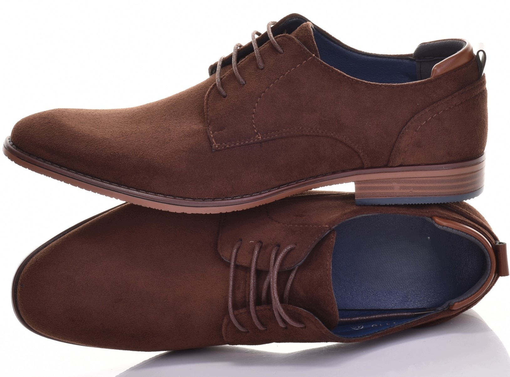 Pánské Polobotky Elegantní Společenské Boty Klasické Do Práce Na Svatba Hnědé