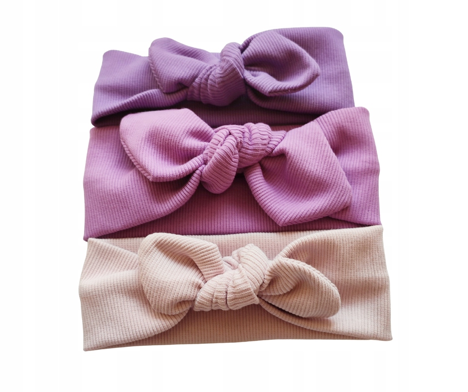 

Opaska pin up zestaw 3 szt róż lila fiolet 48-58cm