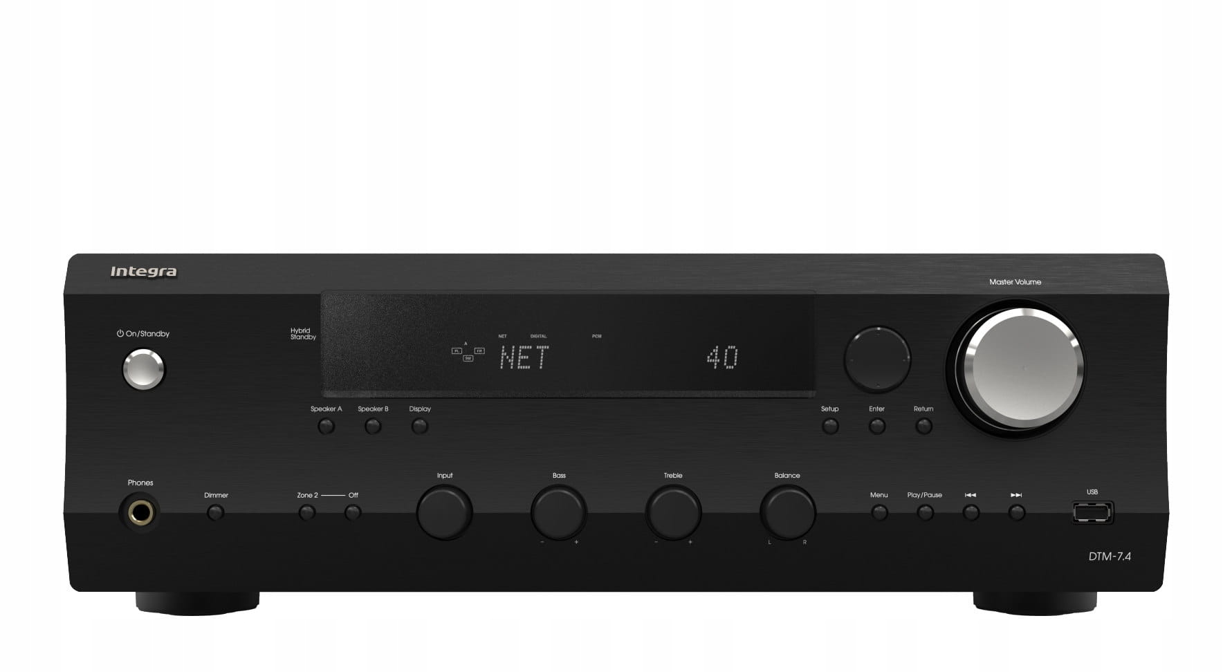 Integra DTM-7.4 2.1 Av Receiver černý