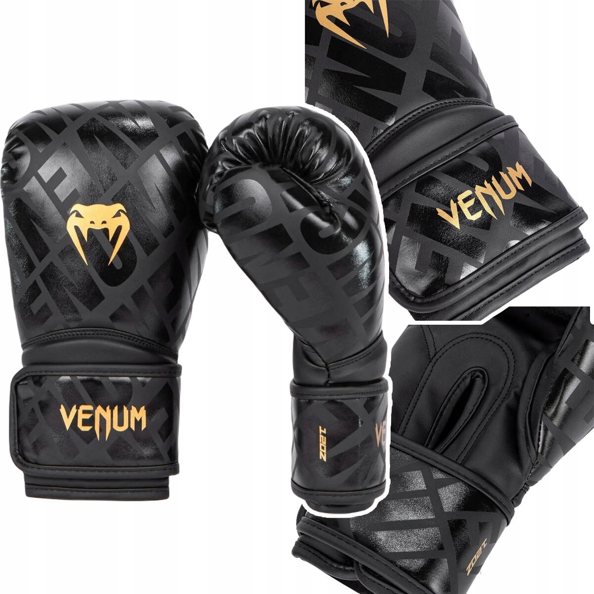 Rękawice bokserskie Venum Contender 1.5 Xt Czarno-złote r. 14oz
