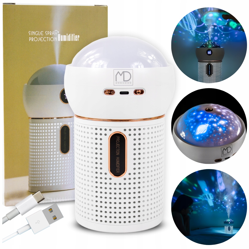 Projektor gwiazd nawilżacz powietrza ultradźwiękowy dla dzieci dyfuzor led