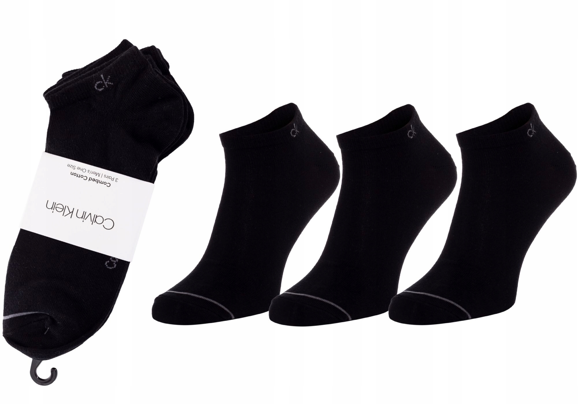 

Calvin Klein Skarpetki Stopki 3P Black Roz: 40-46